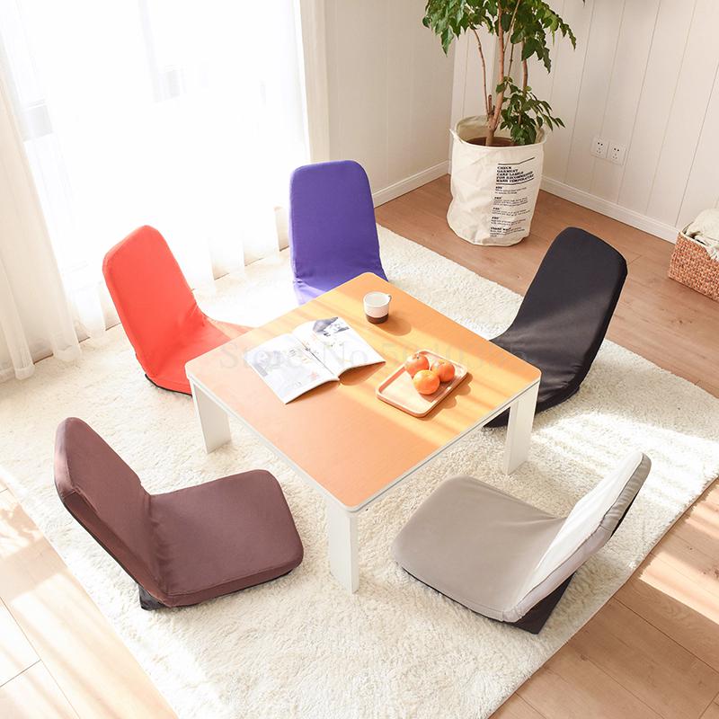 Paresseux canapé tatami chaise sans jambes pliant petit canapé chambre simple baie fenêtre lit dossier chaise