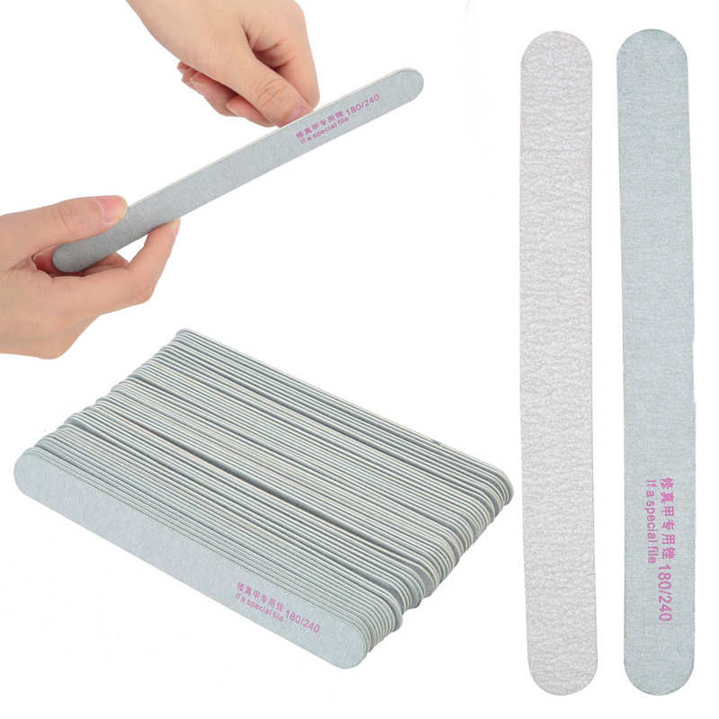 Nail Art Files Nail Files Nail Files Double Sided 180/240 Grit Nail Buffering Files for Home Nail Salon Home Nail Files