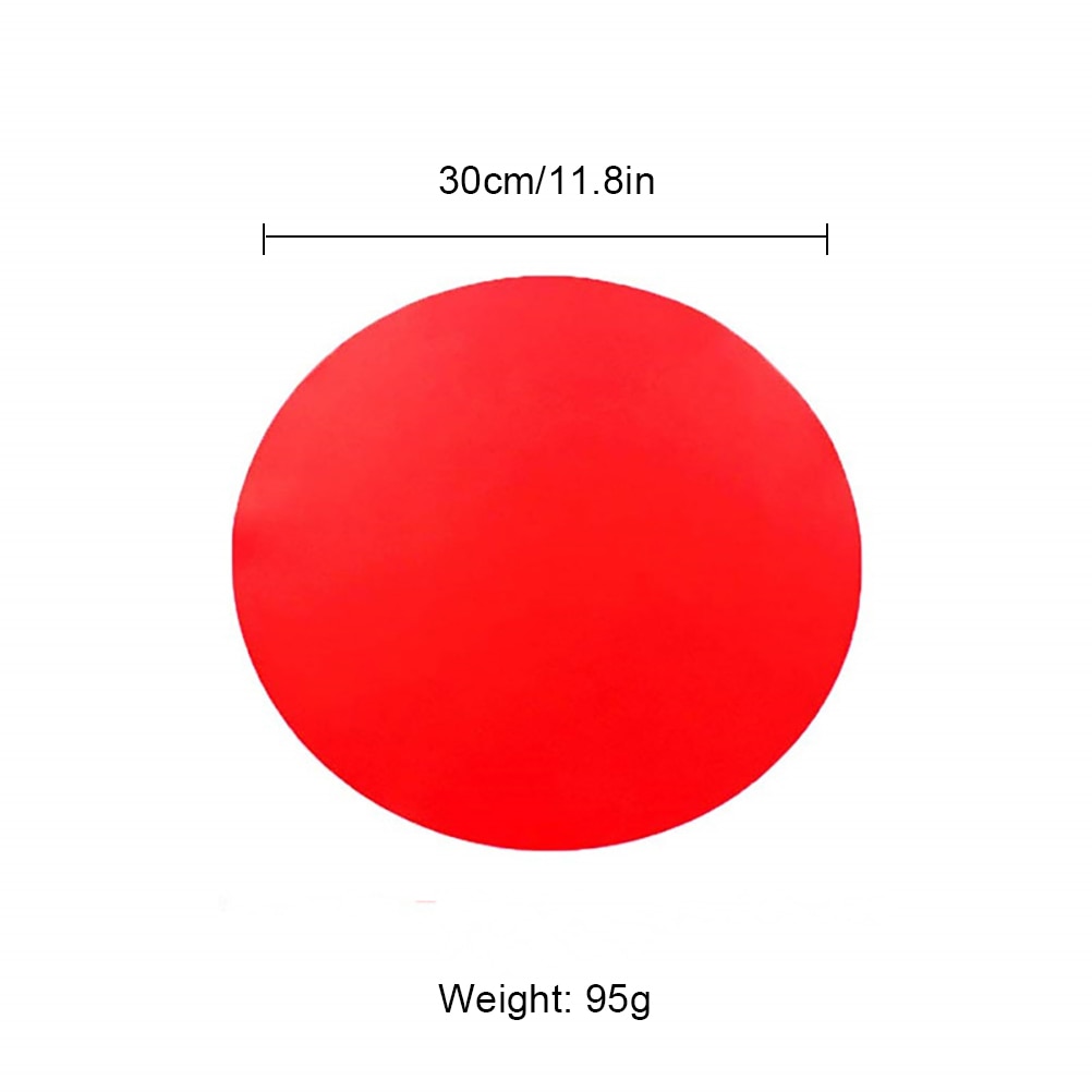 30cm runda silikon bakmatta ugn kaka pizza ark mikrovågsugn bakverk bricka värmebeständighet mat kökstillbehör