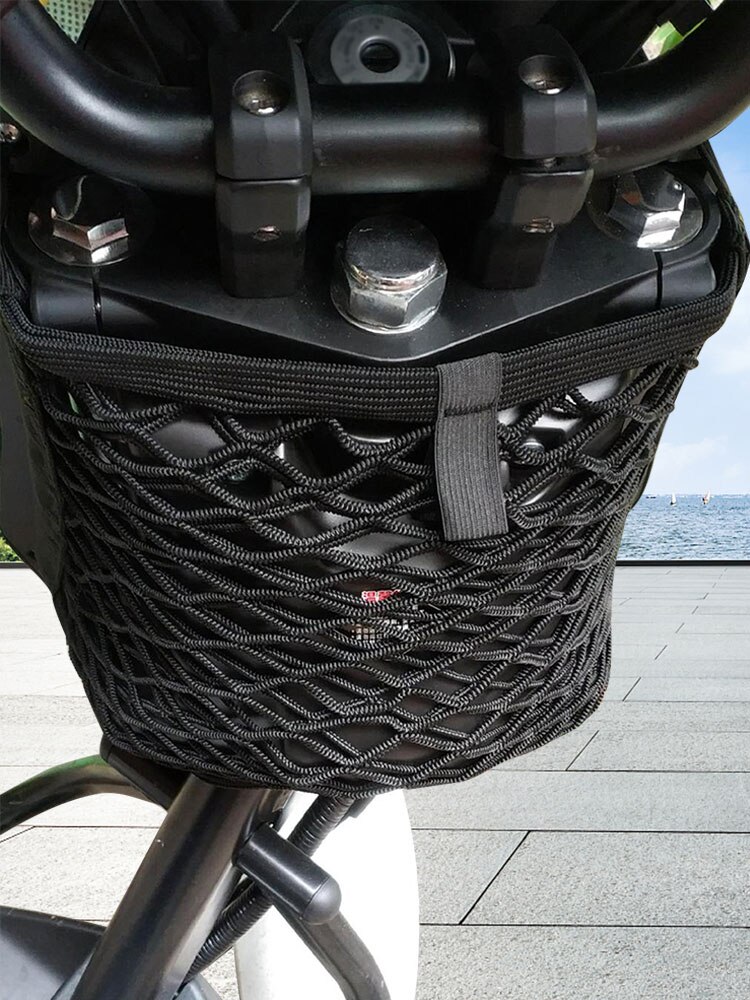 Motorcycle Cargo Net Heavy Duty Bungee Net Flexible Universal Trunk Storage Net Motorbike Storage Mesh Net Luggage Rack For Moto