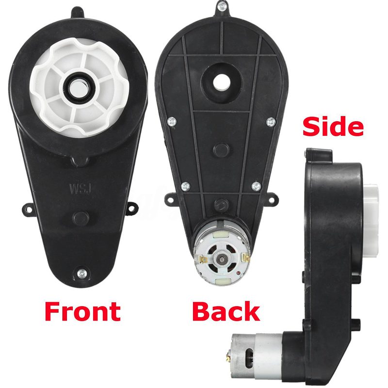 ! High Speed Electric Motor Gear Box Control For Kids Car, 12V 23000Rpm