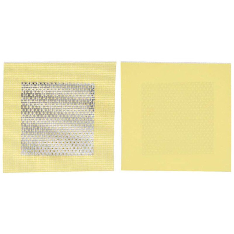 Patch de réparation de mur auto-adhésif de 5 pièces pour les dommages de trou de mur (4X4In.)