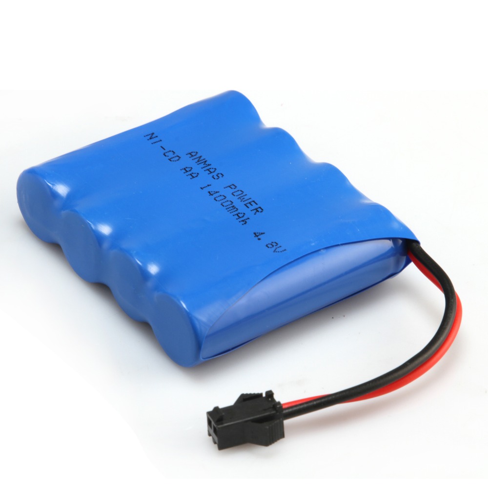 1 Pack Anmas Energie 1400mAh 4,8 V Ni Cd Batterie Wiederaufladbare AA Nicd Batterien Pilhas Recarregaveis SM Verbinder