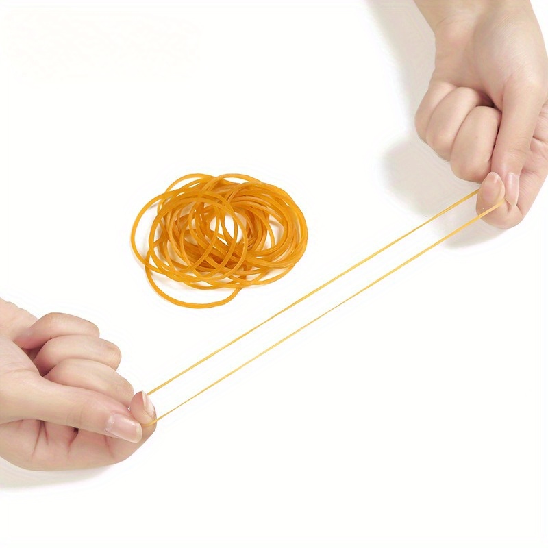 Elastico giallo ad alta elasticità - set da 100/300/666 pezzi, con diametro di 38 millimetri, gomma naturale resistente, adatto