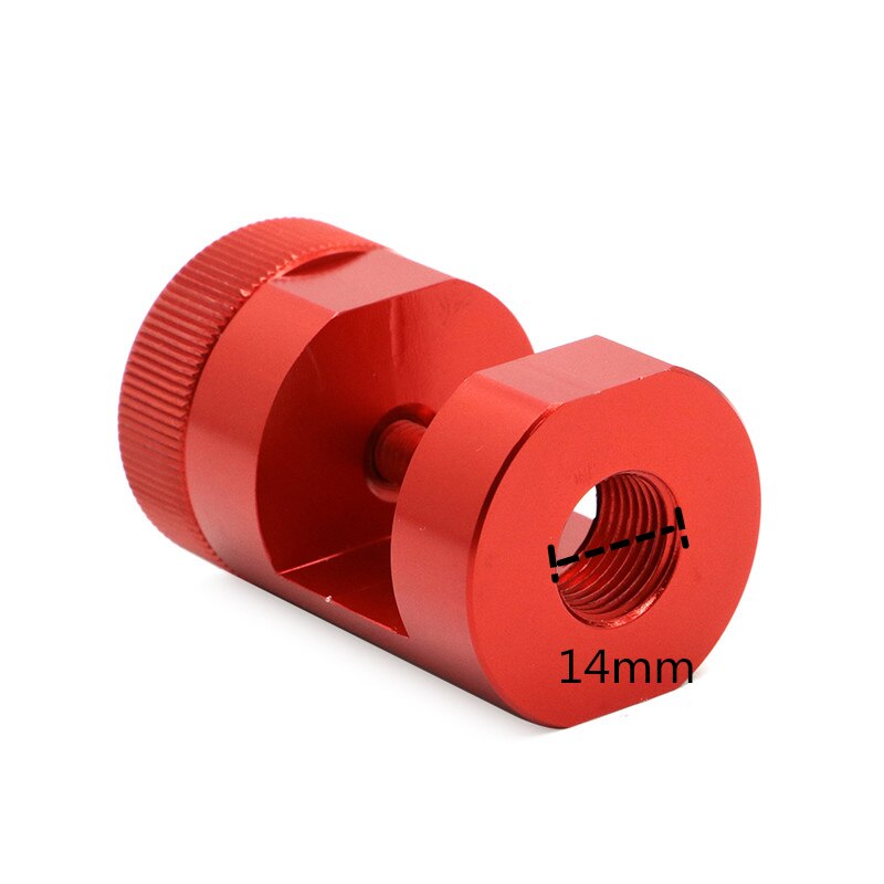 1pc tändstift + precision billet aluminium precision 14mm 12mm bil tändstift gap verktyg tändstift tjocklek gapper gapande  m14 x 1.25