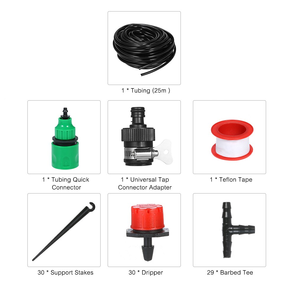 Irrigation System Plant Watering Irrigation Drip Kit Accessories Garden Watering System Intelligent Drip Irrigation System Tool: Model 3