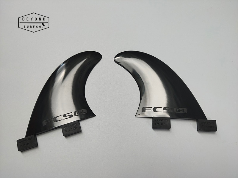Surfboard Fins Black Plastic fin FCS Fin Tri Set GL Side Fin