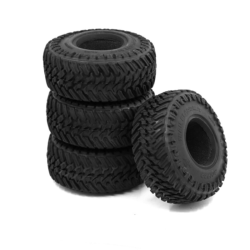 4 Stuks 108Mm 1.9 Rubber Banden Banden Wiel Voor 1/10 Rc Crawler Auto Axiale SCX10 90046 AXI03007 Traxxas TRX4 d90 Tamiya CC01