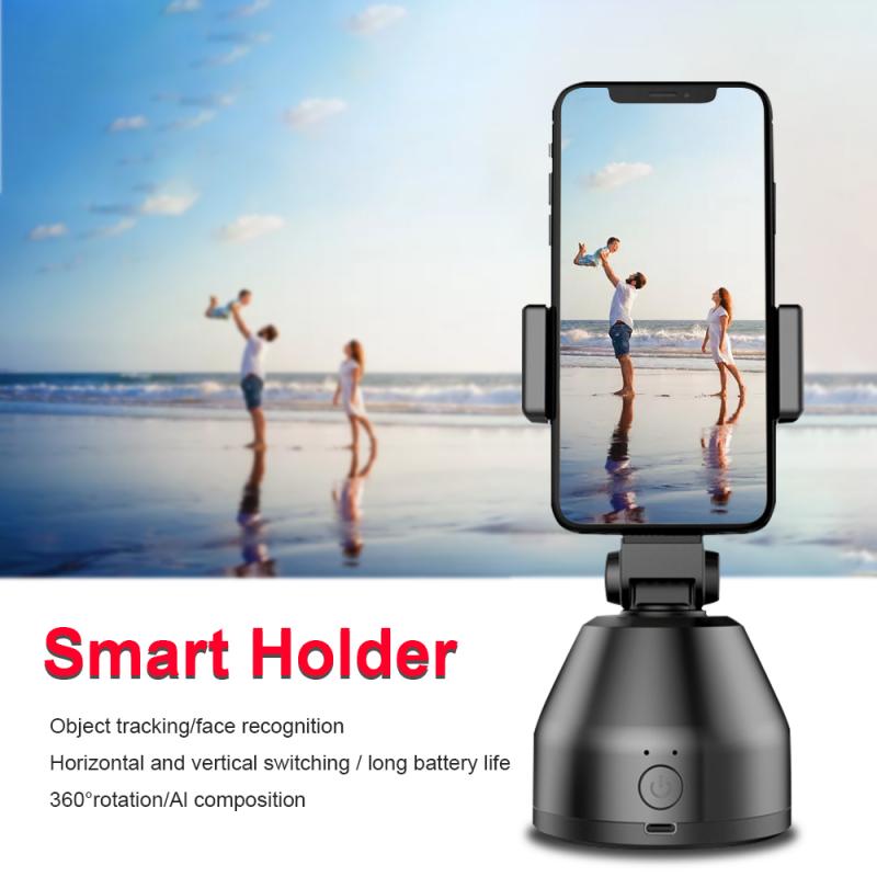 All-In-Een Auto Smart Schieten Selfie Stok 360 Rotatie Auto Gezicht Tracking Object Tracking Vlog Camera Telefoon houder