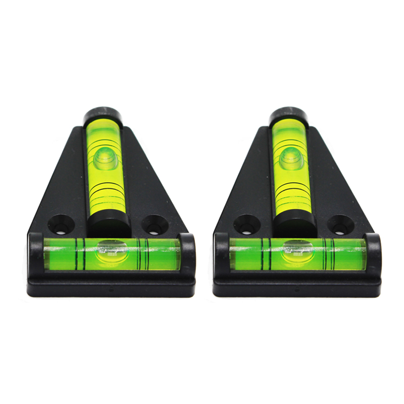 RV T niveau transversal contrôle bulle niveaux à bulle multi-usages 2 voies bulle niveaux pour caravane camping-car remorques trépieds: green
