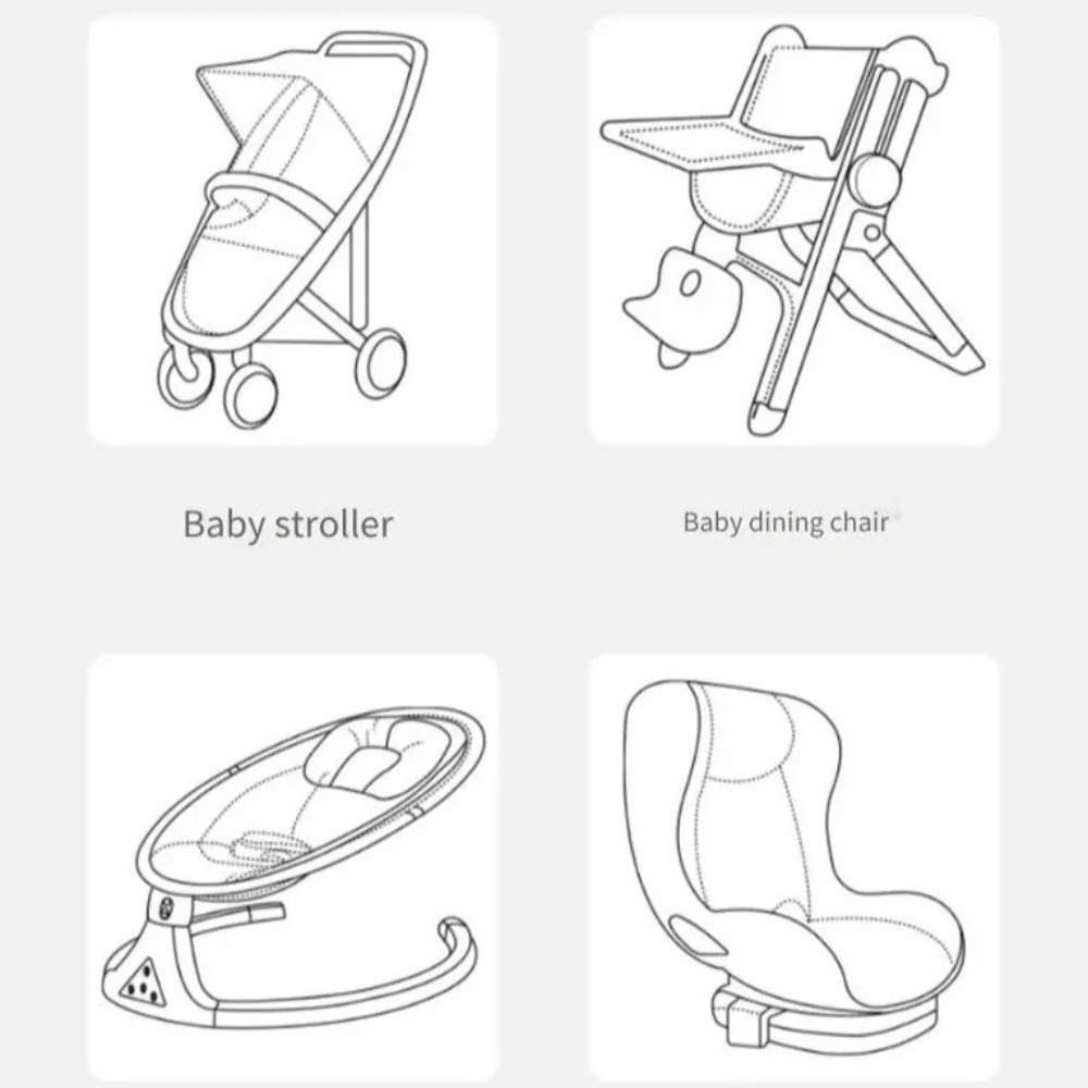 Universele Kinderwagen Koelmat Ademend Zacht Kinderwagen Kussen Ondersteuning Liner Pad Multifunctionele Kinderwagen Mat