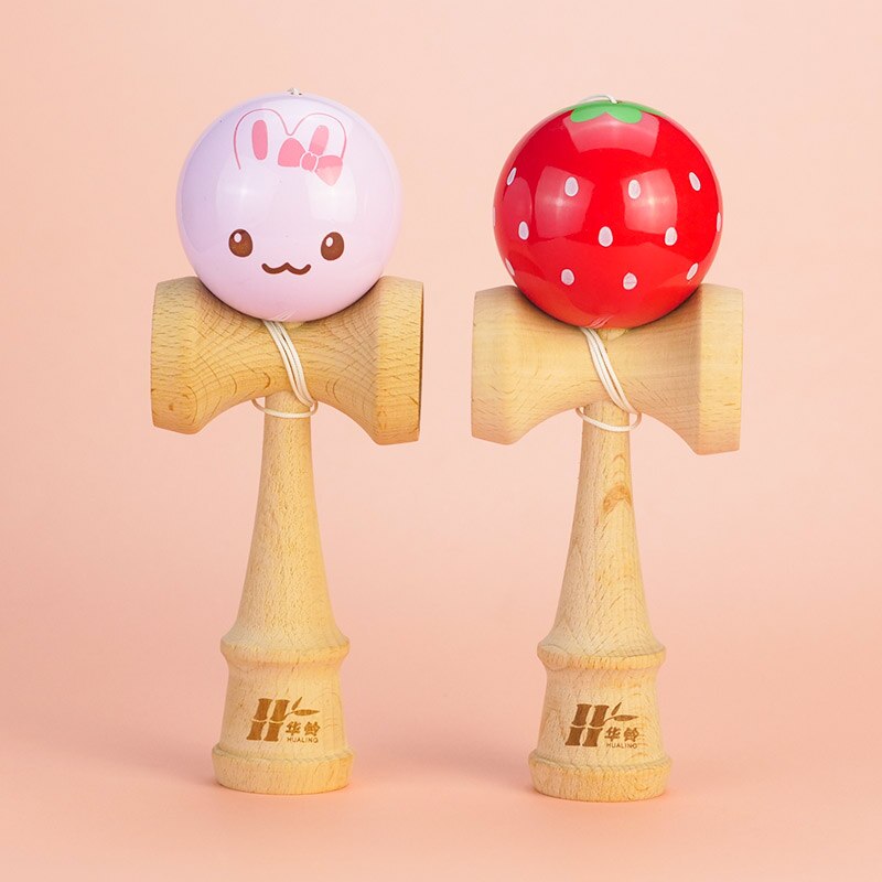 Giocattolo Kendama Tradizionale - Palla da Giocoleria in Legno per 8+ Anni - Gioco Sportivo