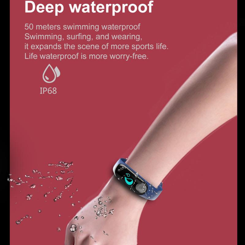 M4 Smart Band Fitness Trcker Sport Bracelet Pedometer Heart Rate Blood Pressure Bluetooth Health Wirstband Waterproof Smartband