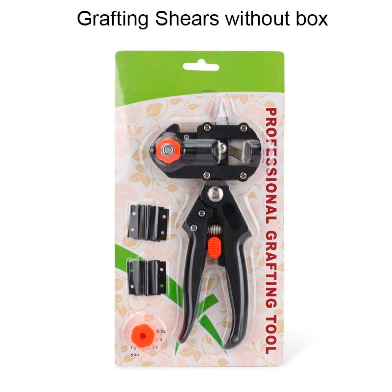Ciseaux De Greffage Professionnels 2-en-1 Avec 3 Lames + Couteau - Jardinage Arbres Fruitiers
