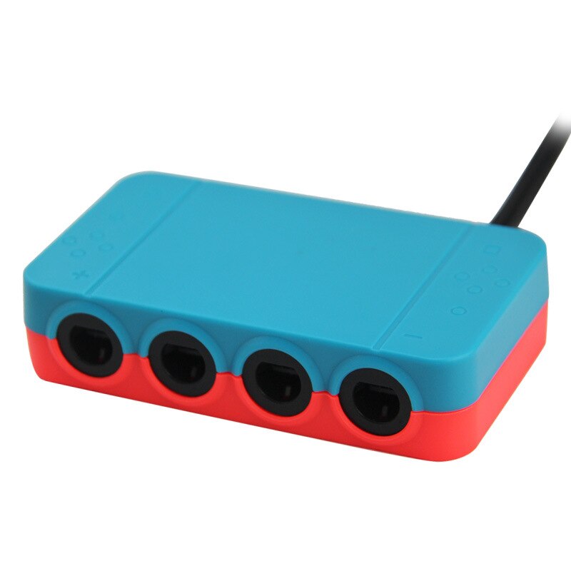 4-Port for Nintendo Switch GC Wii U PC to Controller Gamepad Converter Adapter Dual USB Support TRUBO HOME Converter