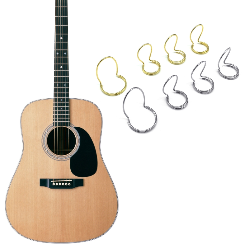 A9LD 4Pcs Banjo Picks Adjustable Finger Thumb Wire Style Picks Plectrums Set For Fingerstyle Acoustic Guitar Bass Ukulele