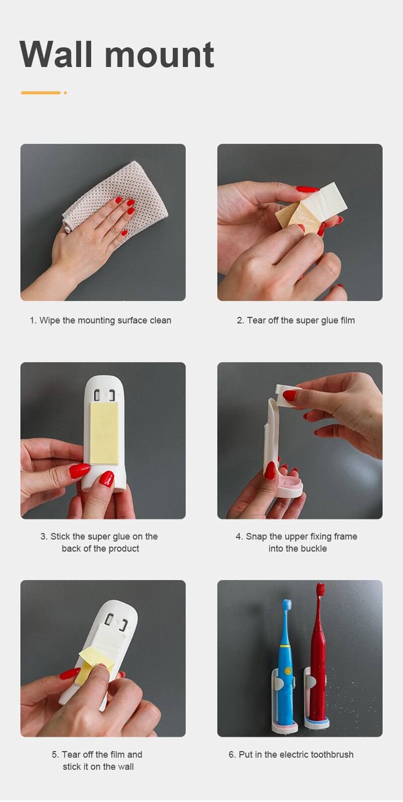 Kreatywny elektryczny uchwyt na szczoteczki robić zębów bezśladowy szczoteczka robić zębów stojak ścienny stojak robić kąpieli organizator oszczędność miejsca pasztecik robić zębów