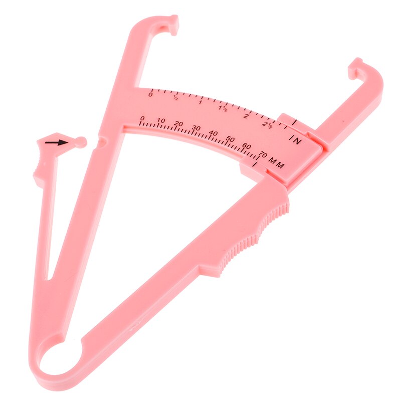 Body Fat Caliper Body Fat Tester Skinfold Measurement Tape with Measurement Chart Outdoor Fitness Equipment