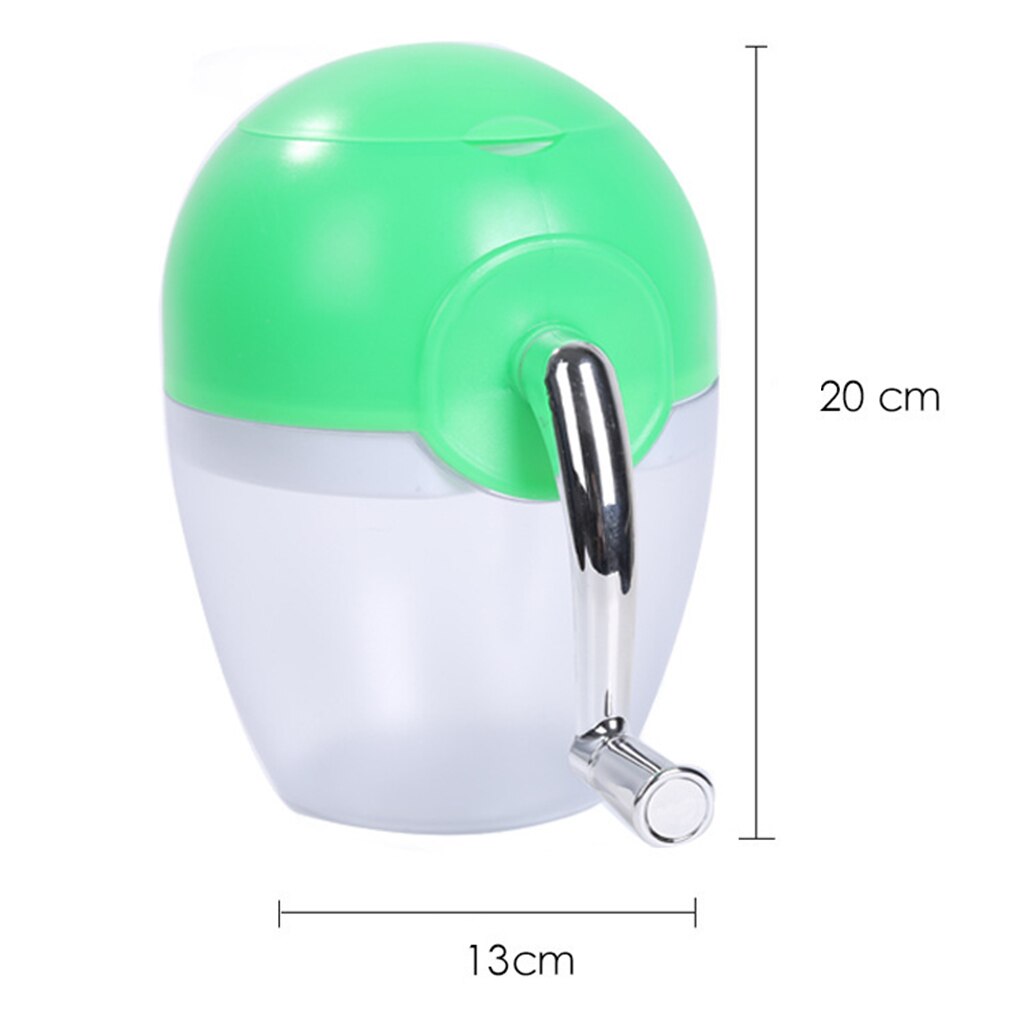 Manual Sand Ice Grinder Machine Chipper Blender Shave Fine Ice in minutes