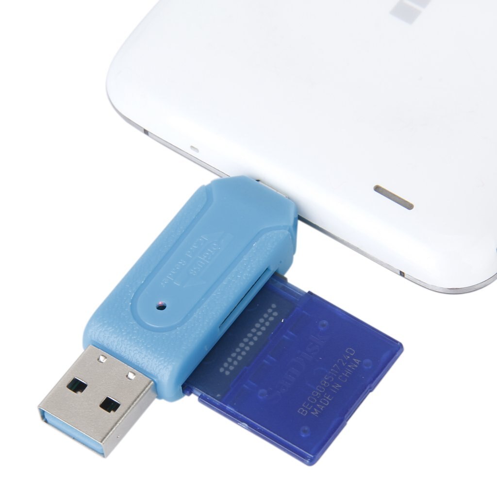 USB 2.0 + USB mini OTG SD ST Card Reader for Cell ... – Vicedeal