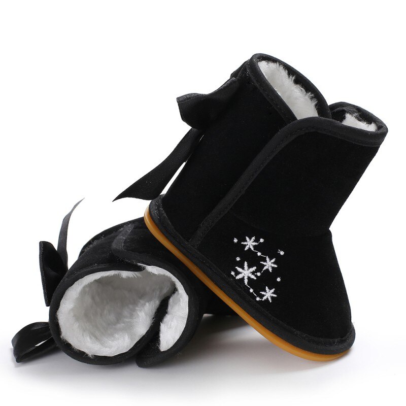 Baby jongens meisjes schoenen winter baby Plus warme schoen Peuter Zachte zolen Snowboots meisjes baby booties Katoen jongen baby laarzen: B / 1