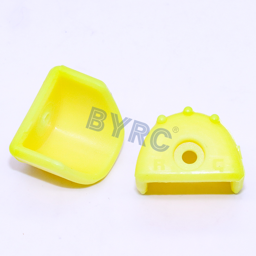 2 uds amortiguador y cubierta protectora de marco hidráulico tapa de absorción de impacto para 1:8 1:10 piezas de coche RC Trx HSP HPI: Morado