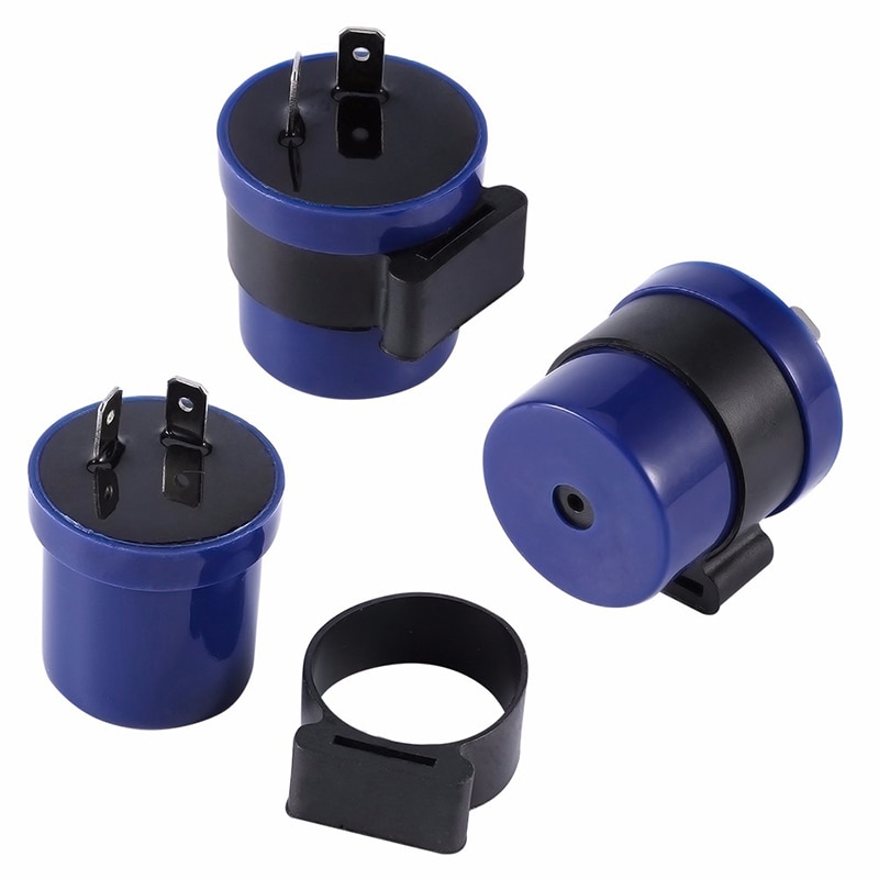 1*  motorcykel indikator relæ blinker 6v to12v 2 pin bip blinker relæ blinklys led indikator blinker til de fleste motorcykler