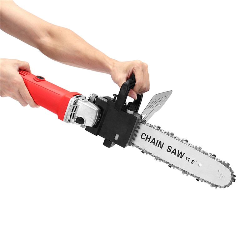 Upgrade 11.5 Inch Kettingzaag Beugel Veranderen 100 Haakse Slijper In M10 Kettingzaag Houtbewerking Power Tool Elektrische Zaag