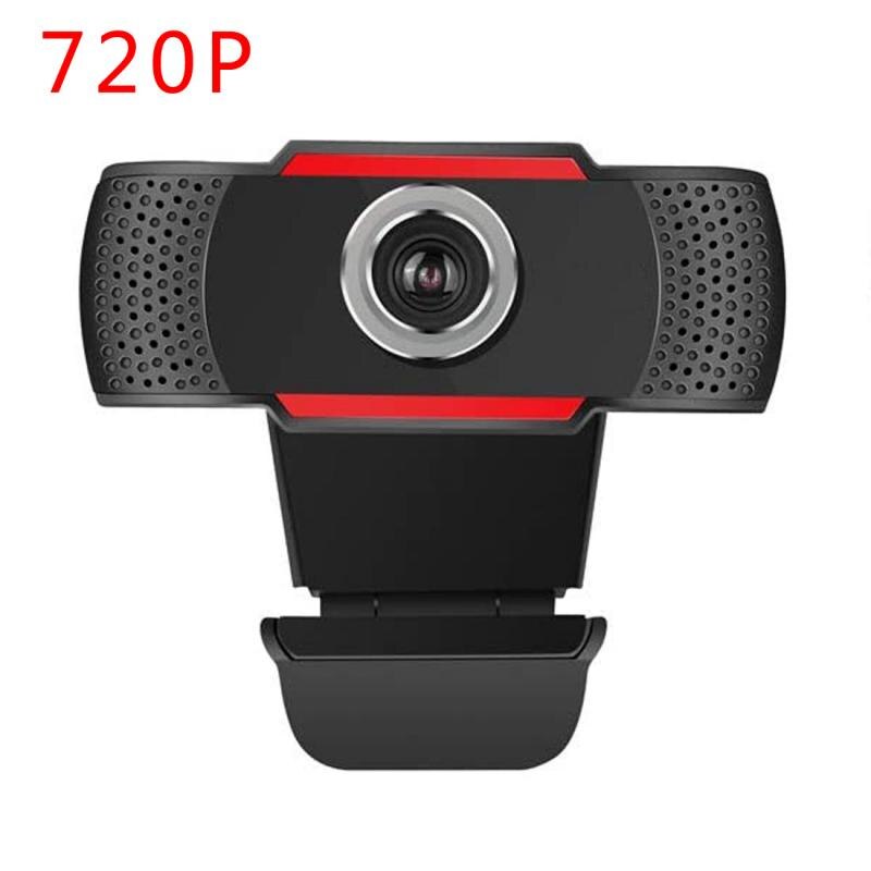 Pc Full Hd 1080 P 720P Webcam Webcam Camera Met Ingebouwde Microfoon Voor Laptop Desktop Voor windows 7 8 10 Vista Video Call Usb: 720p USB 2.0 3.5mm