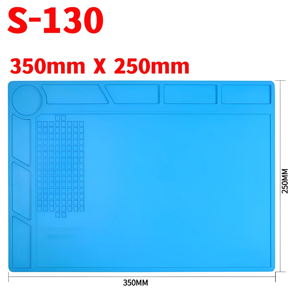 Heat Insulation Working Mat Heat-resistant Soldering Station Repair Insulation Insulator Pad Maintenance Platform Soldering Mat: Other