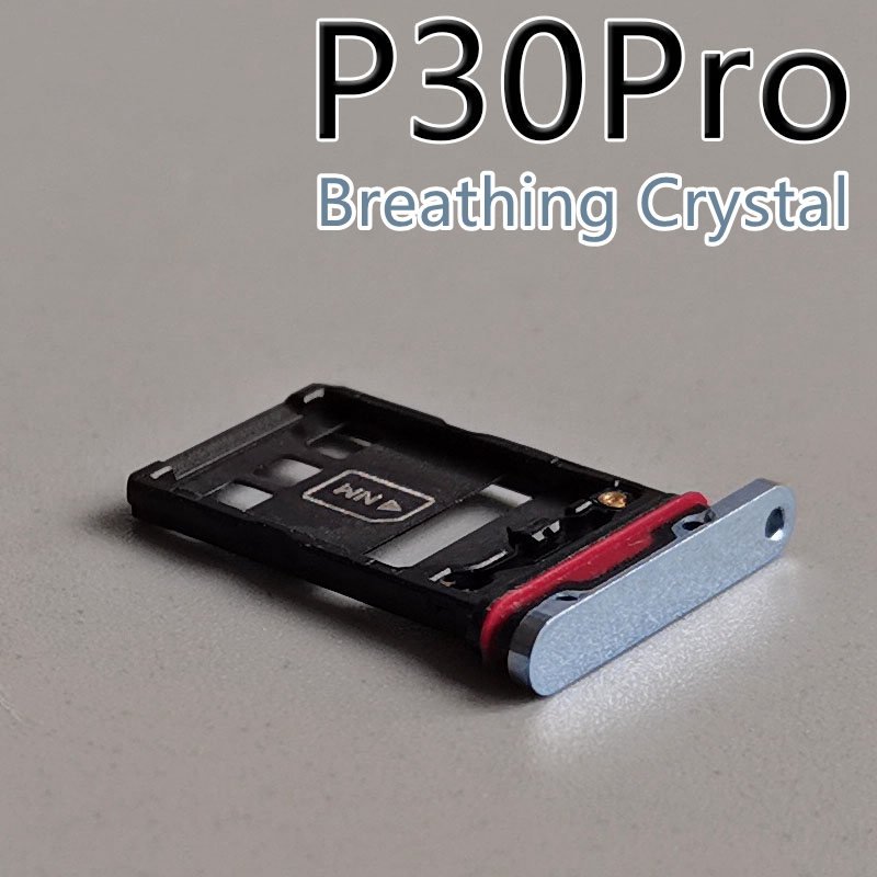 Mikro SD Karte Tablett Für Huawei P30 Lite SIM Karte Tablett Slot Sockel Halfter Adapter Ersatz Für Huawei P30 Profi VOG-L29 L09 L04: P30Profi-BreathCrystal