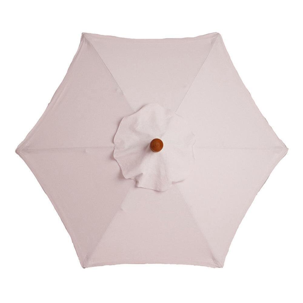 2M Parasol Patio Zonnescherm Paraplu Cover Voor Binnenplaats Zwembad Waterdichte Zwemmen Outdoor Strand Zon Pergola Tuin Luifel Ze A9C7: Khaki