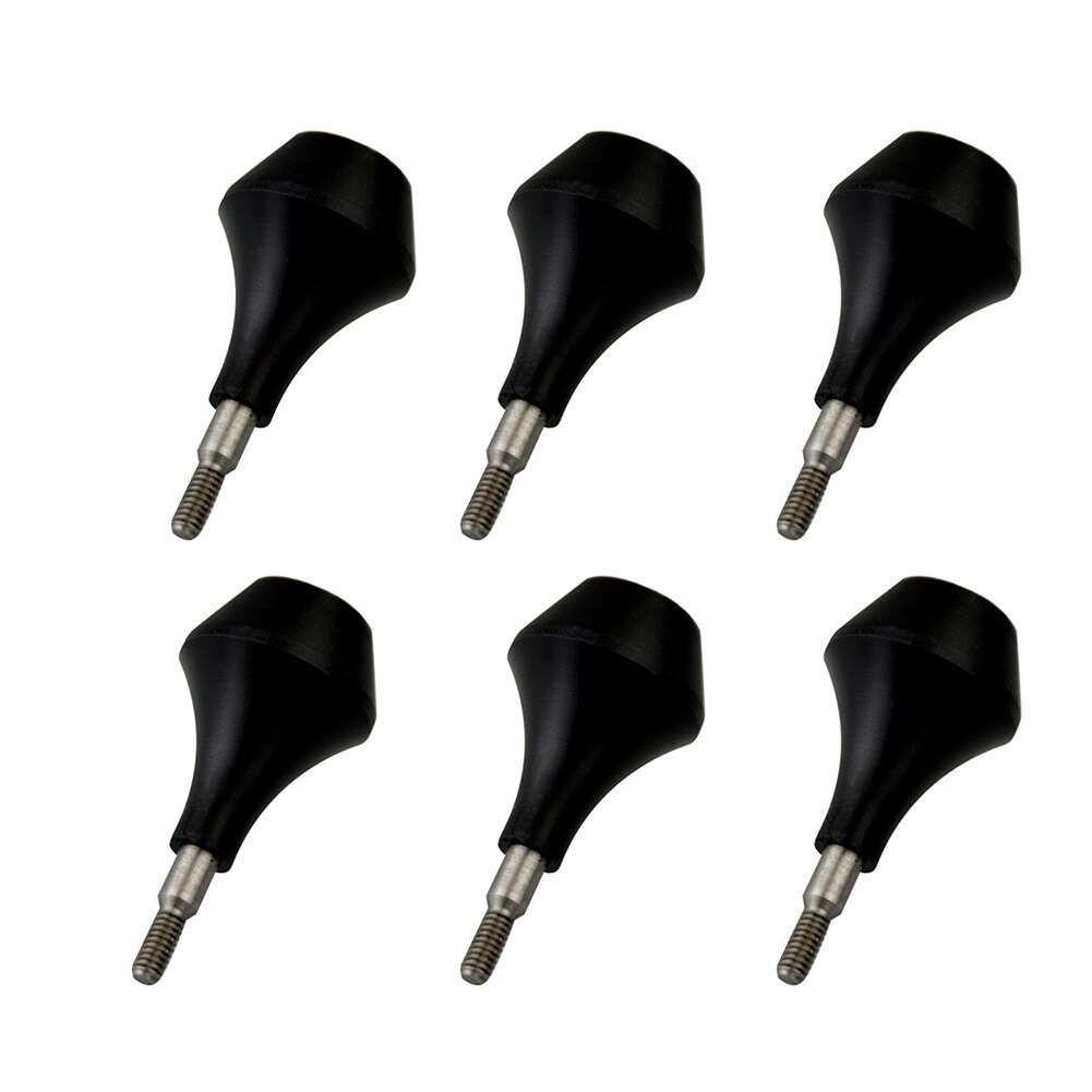Øve pilspisser bredhoder 5cm lengde 2.5cm diameter 6 stk pilspisser