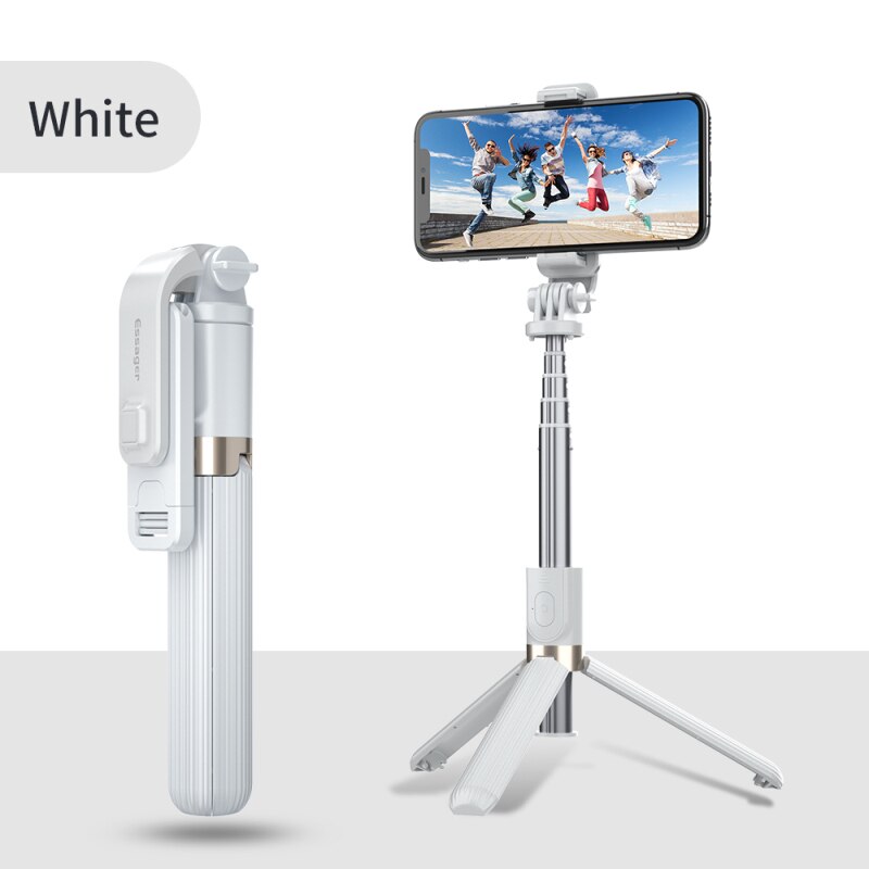Essager Bluetooth Bastone Selfie Treppiede per IPhone Xiaomi Portatile auto Selfiestick per Il Telefono mobile androide mini Treppiede Dropship: 01