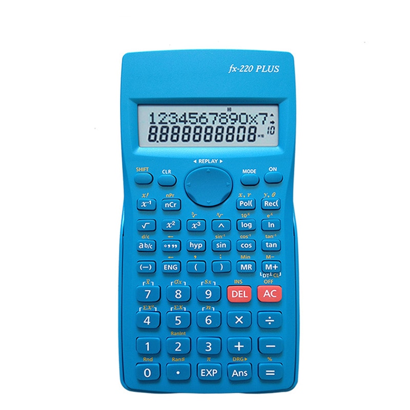 FX-220PLUS Junior High School Leerlingen Examen Wetenschap Math Calculator Functie Computer Twee-Line Display