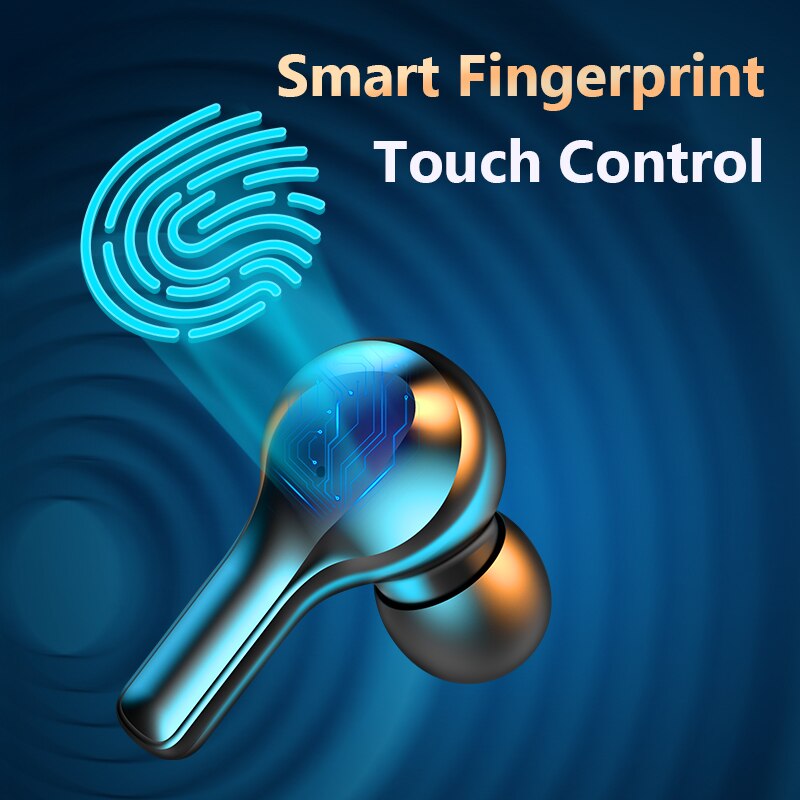 R3 Wireless Earbuds Bluetooth 5.0 Noise Cancellation Earphones In Ear With 2000mAh Charging Case IPX7 Waterproof And Sweatproof