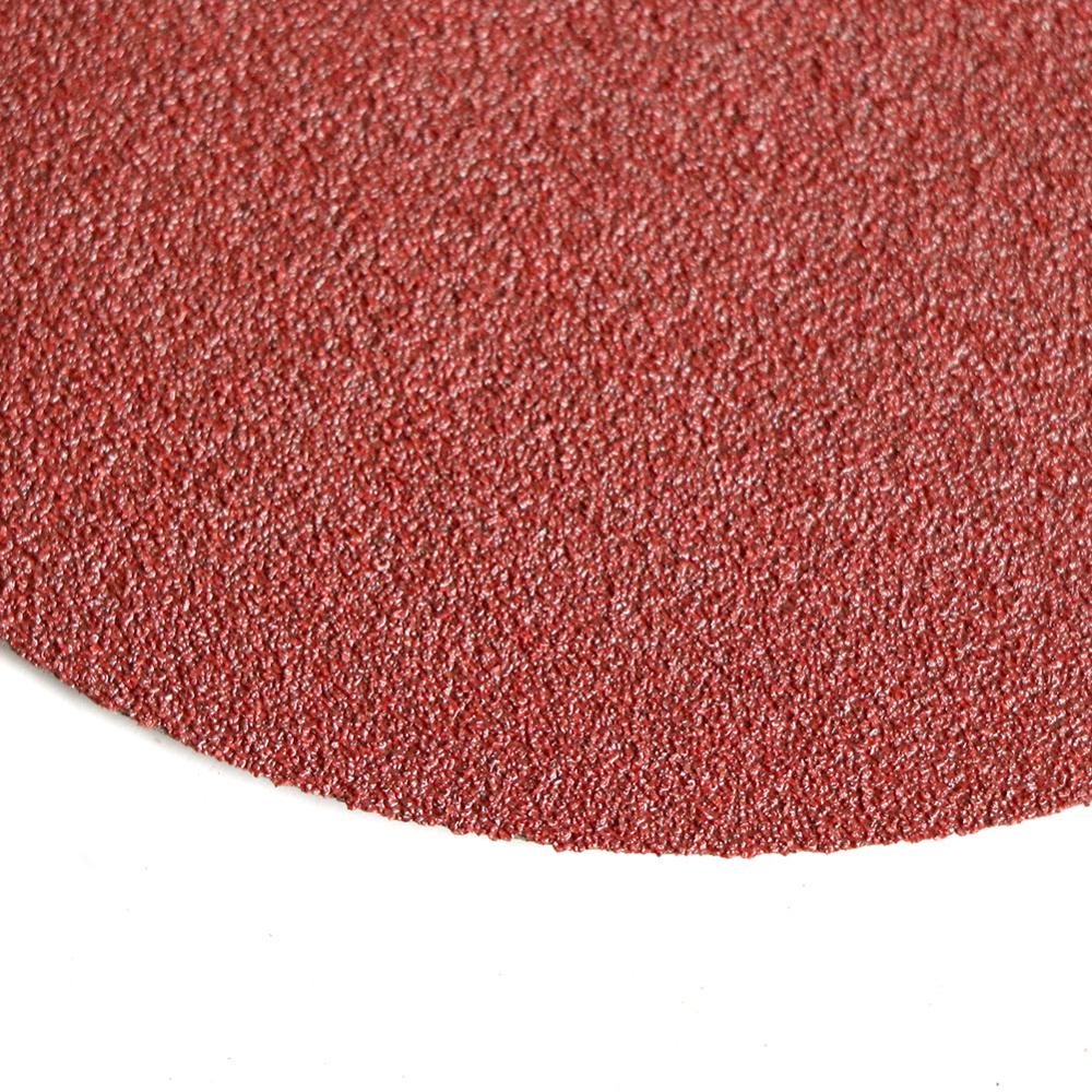 Discos de lijado de fibra para amoladora angular, ruedas de 24 a 100 de grano, 125x16mm/120x22mm, 10 unidades