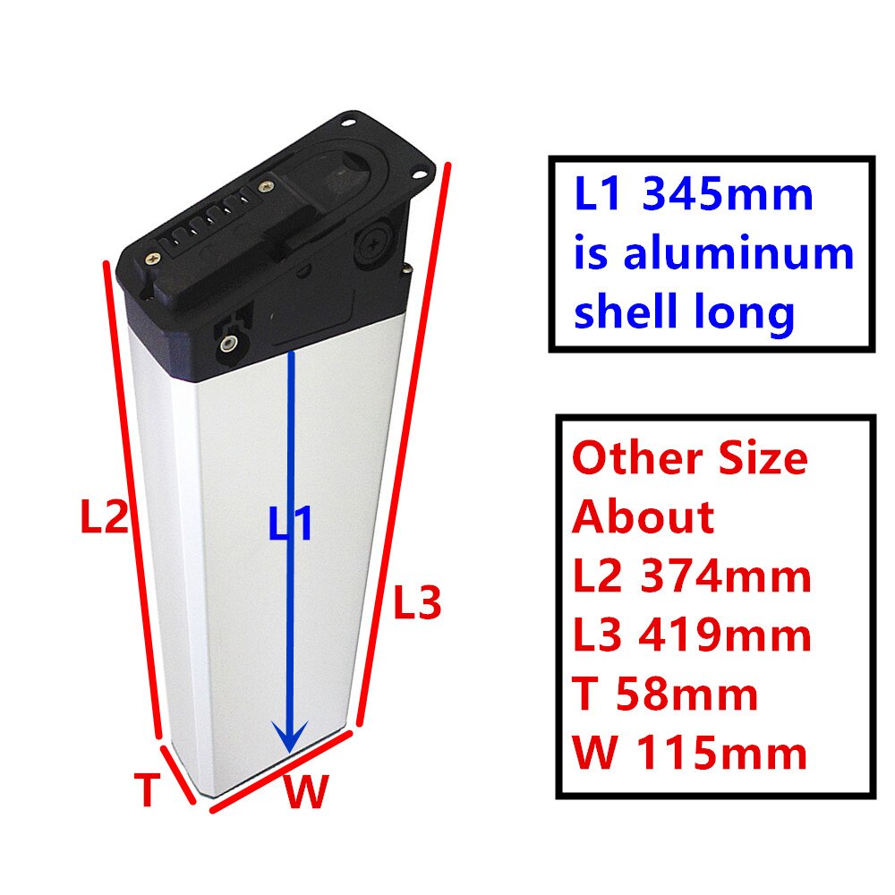 Mate X – boîtier de batterie de vélo électrique pliable, Original, pour fatbike, vtt, 48v, 36v, 52v
