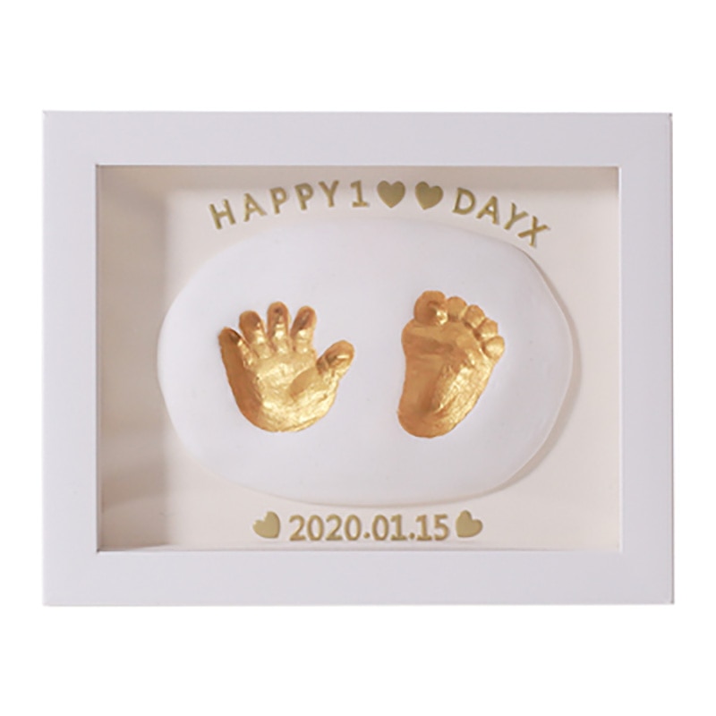 Empreinte de main 3D en argile douce, empreinte de bébé, cadre Photo pour enfants, moulage à la main, décoration de la maison, pour enfants