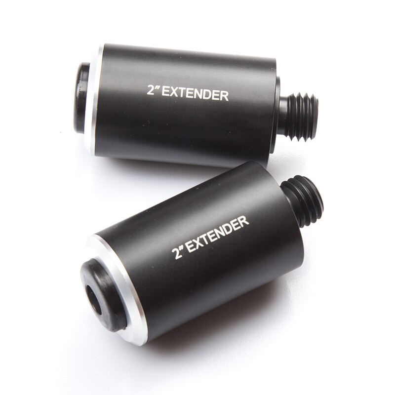 Billiard Extension 1.2oz 2 Inches Pool Cue Extension Billiard Stick Extended Black 8 Nine Ball Ultralight for Mezz: 2pcs