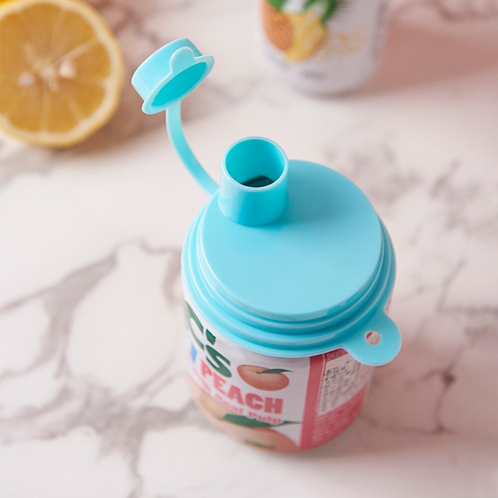 2Pcs Reusable Soda Can Practical Cap Beer Water Dispenser Top Lid Protector Cover Drink Beverages Bottle Barware Tool