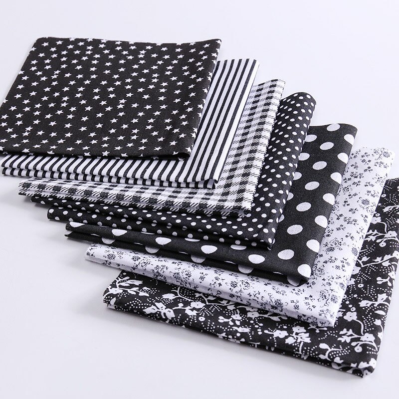 1 Set Katoenen Stof Bedrukt Doek Naaien Quilten Stoffen Voor Patchwork Handwerken Diy Handgemaakte Stof Materiaal Accessoires: C