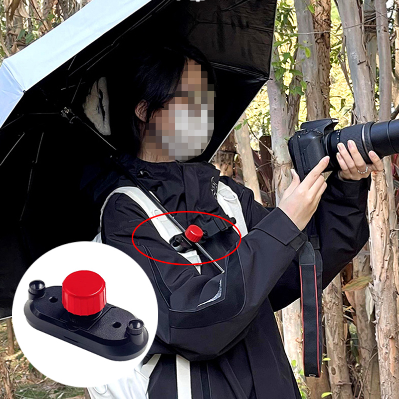 Rugzak Clip Paraplu Houder Handsfree Multifunctionele Clip Voor Rugzak Foto Gratis Uw Handen