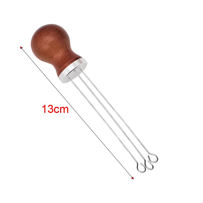 Koffie Tamper 51Mm 53Mm 58Mm Flat Base Espresso Cafe Barista Gereedschappen Doseren Ring Voor Keuken Accessoires: H 3 Needle