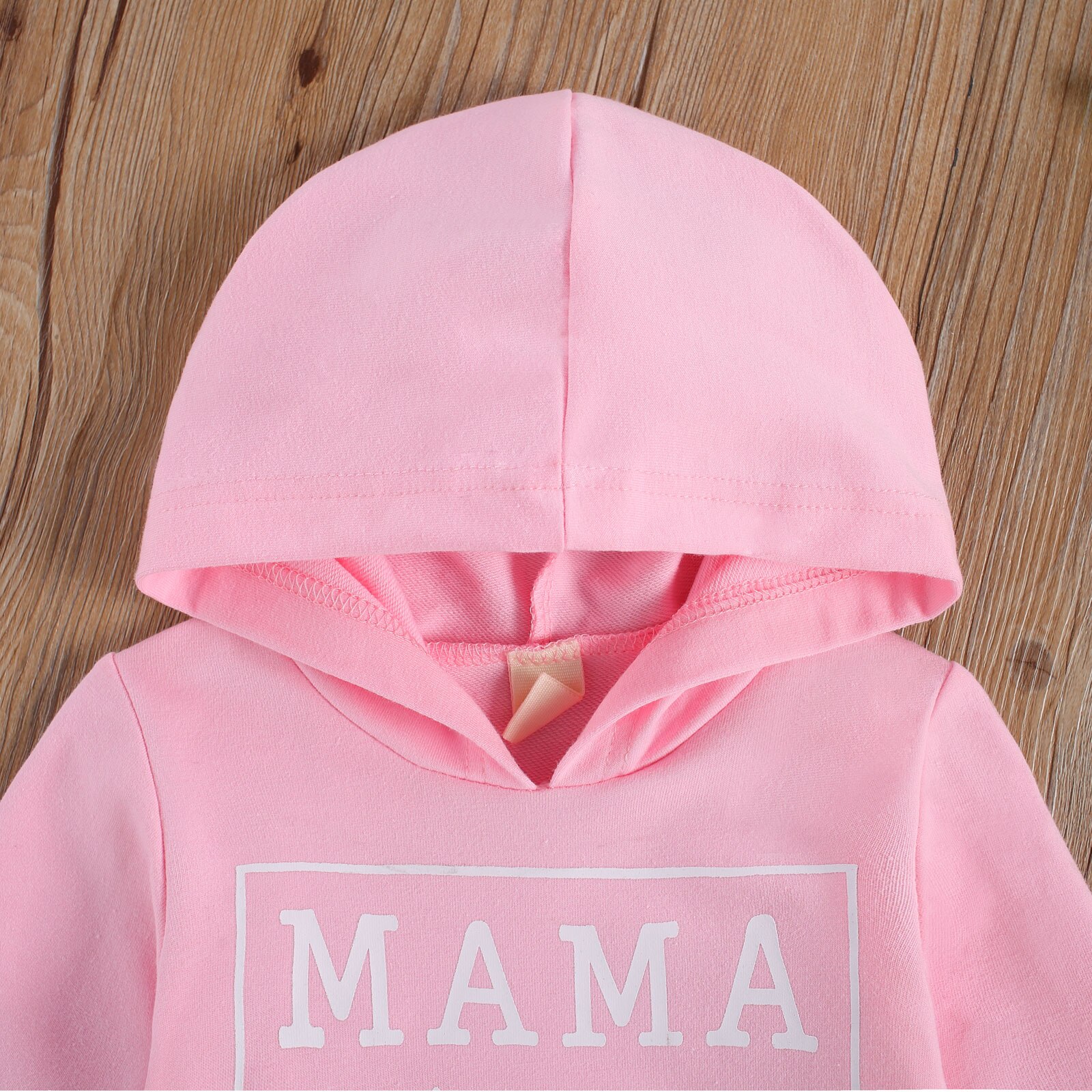 Toddler Baby Hoodies, Casual Long Sleeve Letter Print Hooded Sweatshirt for Boys Girls