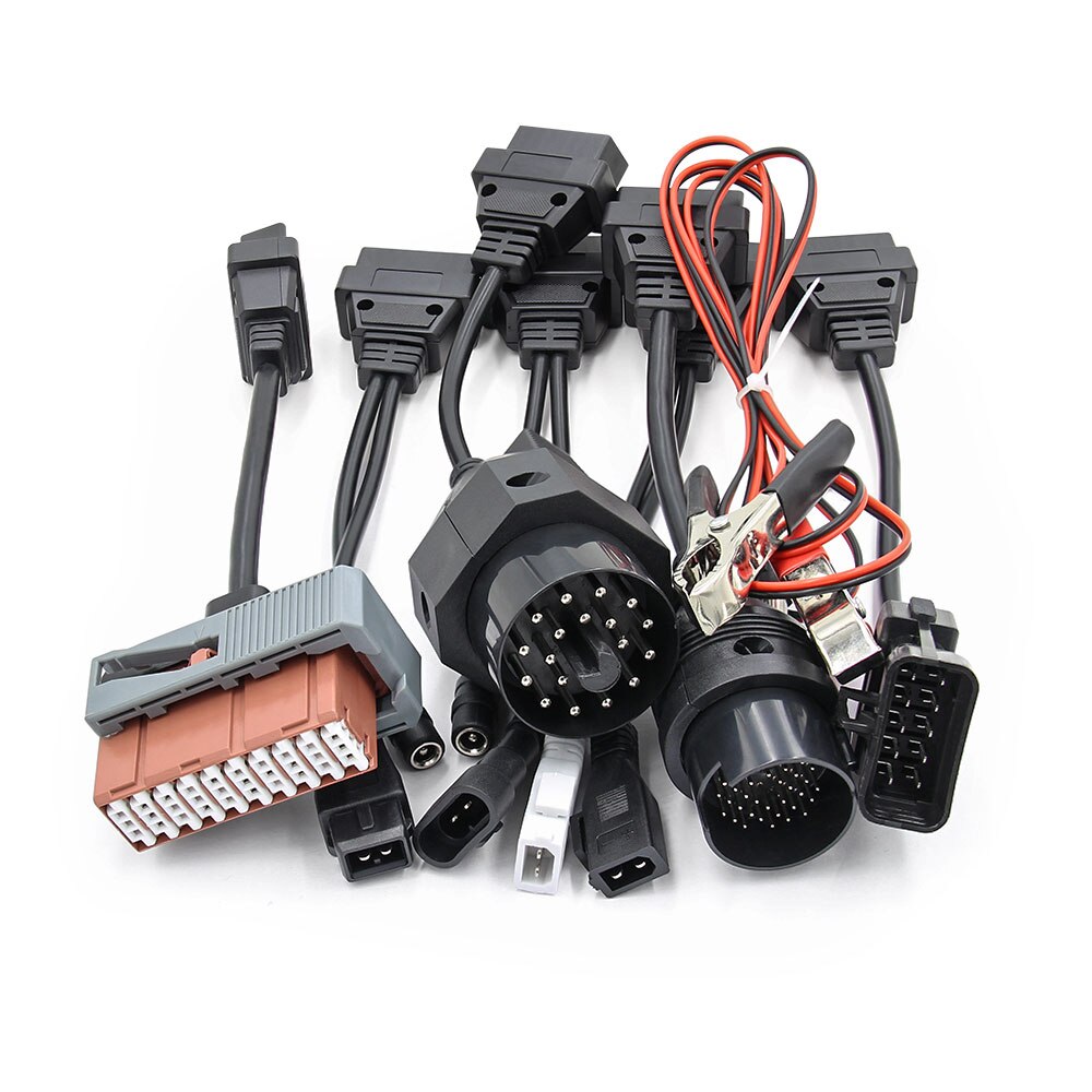 Vollen Satz 8 stücke Lkw Kabel 8 stücke Auto OBD2 Kabel diagnostizieren Adapter Stecker für Delphi Ds150e Lkw diagnostizieren-Werkzeug Auto Scanner