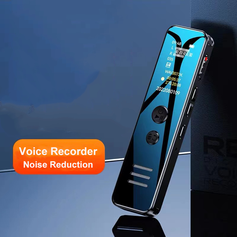 Vandlion V62 Digitale Dictafoon Spraakgestuurde Recorder Lange afstand Audio-opname MP3-speler Ruisonderdrukking WAV-opname