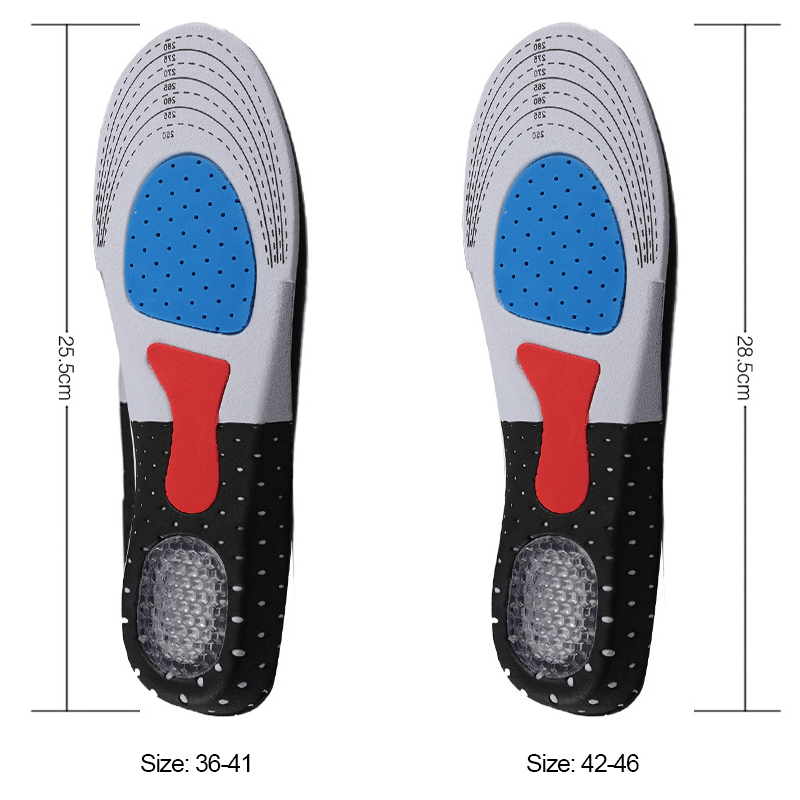 Beste Schoen Inserts Mens Sport Inlegzolen Womens Sneakers Arch Ondersteuning Silicone EVA Voet Pad Running Orthesen Dunne Balans
