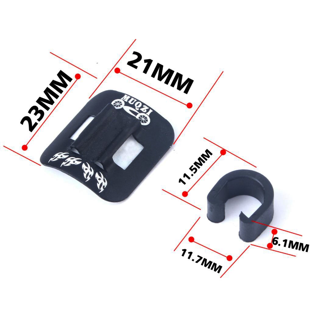 5 Pieces Mountain Bike Bicycle Frame Adhesive Hose Tube Wire Holder Cable Fixed Tubing Bracket