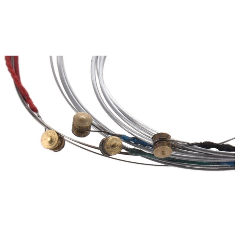 4/4 Violin Bowstring Strings (G-D-A-E) with ​3/4 4/4 Violin Fiddle Tailpiece Hill Style